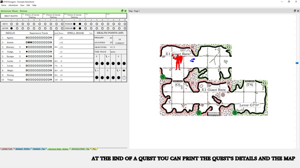 Скриншот из D100 Dungeon