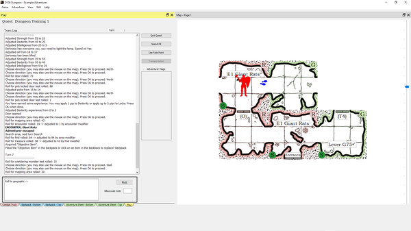 Скриншот из D100 Dungeon