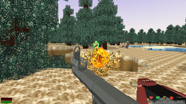 Скриншот из Cube Worlds Survival