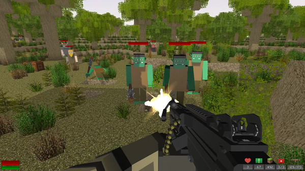 Скриншот из Cube Worlds Survival