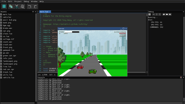 Скриншот из Bitty Engine Скриншот из Bitty Engine