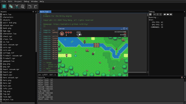 Bitty Engine game for Linux 1