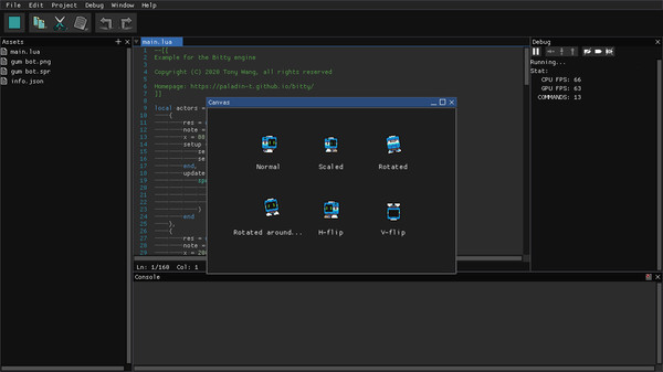 Скриншот из Bitty Engine Скриншот из Bitty Engine