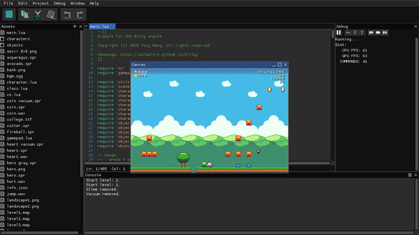 Скриншот из Bitty Engine Скриншот из Bitty Engine