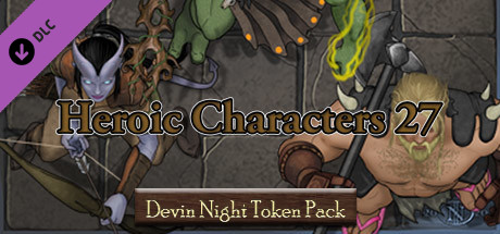 Fantasy Grounds - Devin Night Token Pack 140: Heroic Characters 27 cover art