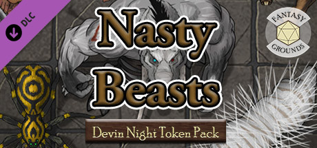 Fantasy Grounds - Devin Night Token Pack 142: Nasty Beasts cover art
