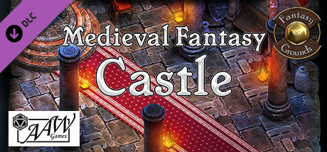 Fantasy Grounds - Black Scrolls Medieval Fantasy Castle (Map Tile Pack) cover art