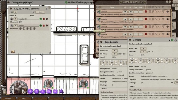Скриншот из Fantasy Grounds - D&D Adventurers League EB-03 Where the Dead Wait