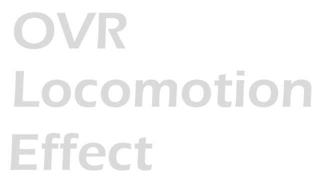 OVR Locomotion Effect : Anti-VR Sickness Logo