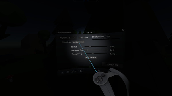 Скриншот из OVR Locomotion Effect