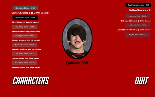 Dallen Clicker Ultimate game for windows Pc 1