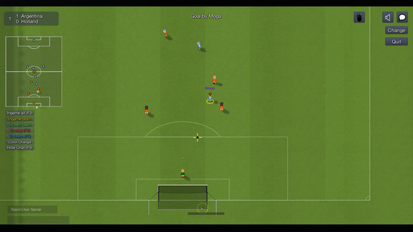 Скриншот из World of Soccer RELOADED
