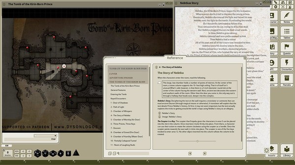 Скриншот из Fantasy Grounds - Tomb of the Kirin-Born Prince