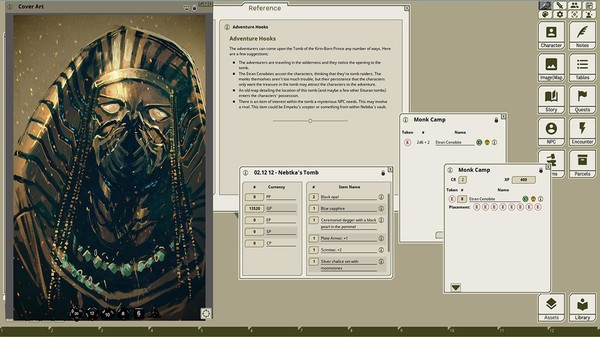Скриншот из Fantasy Grounds - Tomb of the Kirin-Born Prince