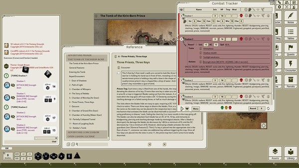 Скриншот из Fantasy Grounds - Tomb of the Kirin-Born Prince