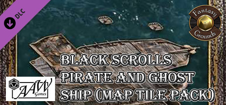 Fantasy Grounds - Black Scrolls Pirate and Ghost Ship (Map Tile Pack) cover art