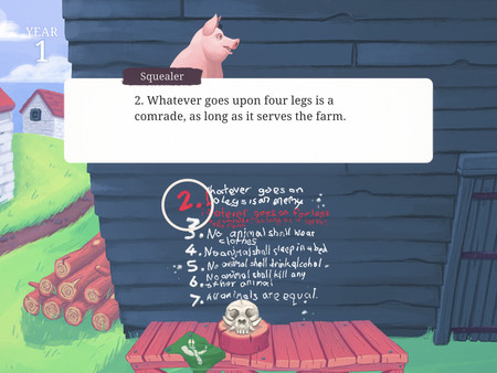 Скриншот из Orwell's Animal Farm