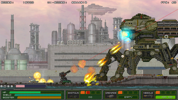 MECHBLAZE game for Linux 1