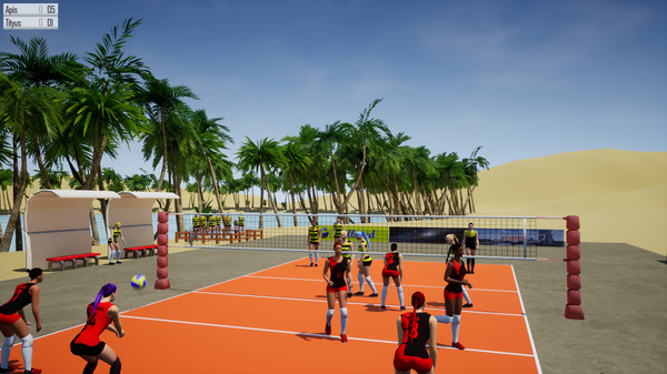 Lactea Volleyball game for Linux 1