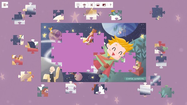скриншот The Little Prince - a jigsaw puzzle tale 1