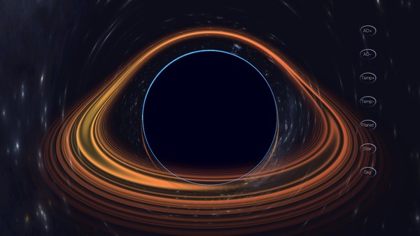 Скриншот из Black Hole Simulator