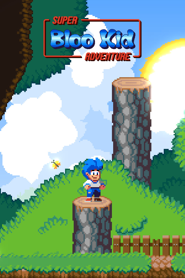 Steam portrait for Super Bloo Kid Adventure.