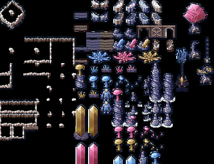 【图】RPG Maker MV – Crystal Cavern Asset Pack(截图2)