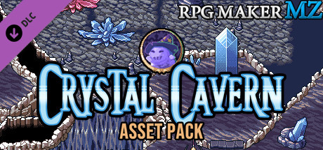 RPG Maker MZ - Crystal Cavern Asset Pack cover art