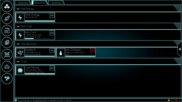 Space Travel Idle game for Linux 1