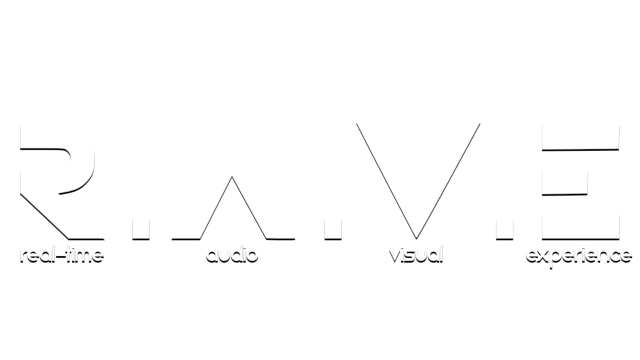R.A.V.E - Real-time Audio Visual Experience Logo