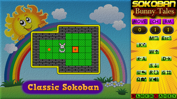 Скриншот из Sokoban: Bunny Tales