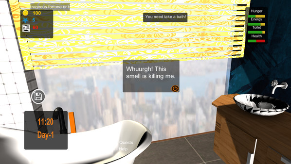 Скриншот из Quarantine simulator Скриншот из Quarantine simulator