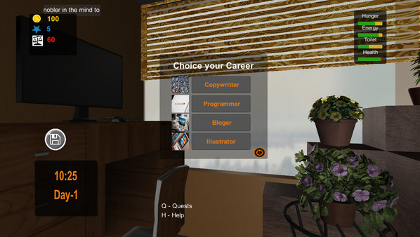 Скриншот из Quarantine simulator Скриншот из Quarantine simulator