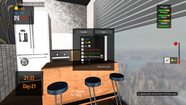 Скриншот из Quarantine simulator Скриншот из Quarantine simulator