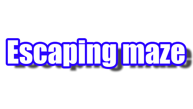Escaping maze Logo