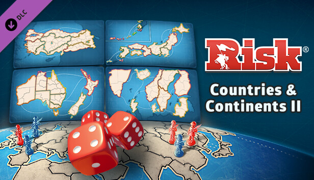 Risk: global domination - countries & continents map pack 4