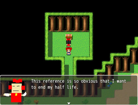 Reimu's Weird little adventure game for Linux 1