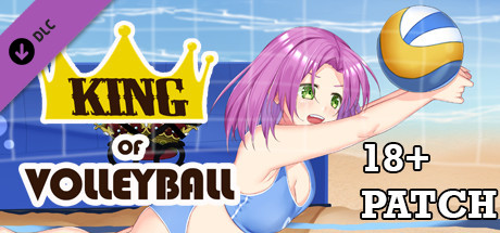 King of Volleyball Adults Only 18+ Patch