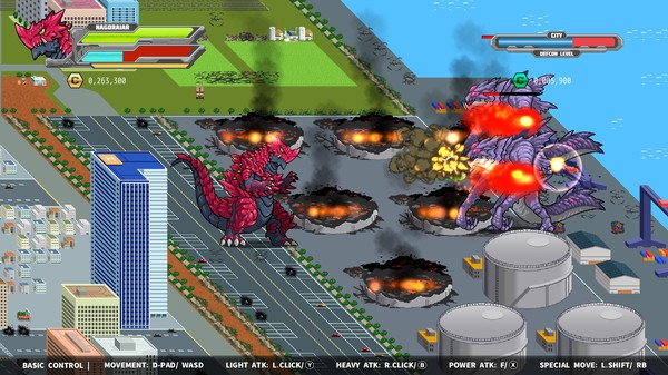 Скриншот из Daikaiju Daikessen: Versus