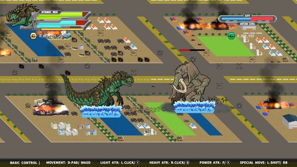 Скриншот из Daikaiju Daikessen: Versus