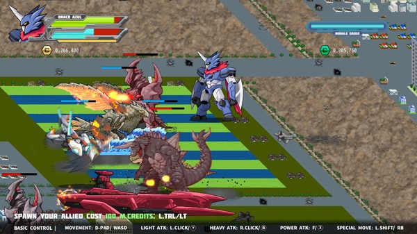 Скриншот из Daikaiju Daikessen: Versus