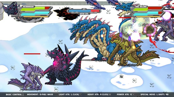 Скриншот из Daikaiju Daikessen: Versus