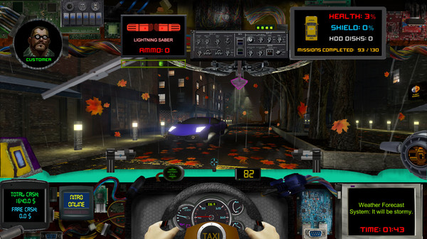 CyberTaxi game for Linux 1