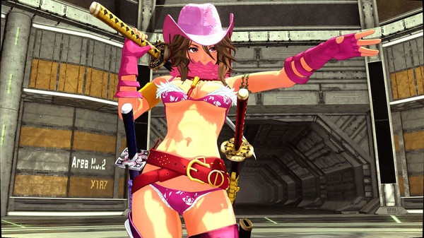 Скриншот из OneeChanbara ORIGIN - Exclusive Aya Costume: Normal Combat Uniform: Lovely Pink