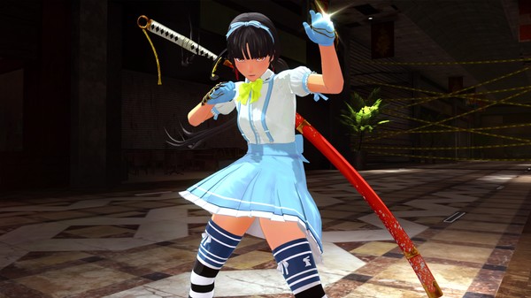 Скриншот из OneeChanbara ORIGIN - Exclusive Saki Costume: Aya's Present: Wonderland Azure