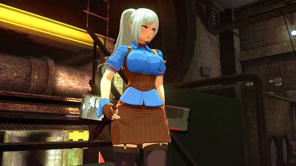 Скриншот из OneeChanbara ORIGIN - Exclusive Lei Costume: Lei's Work Uniform: Western Blue