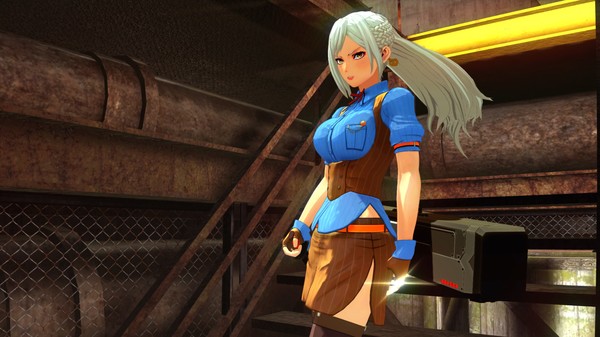 Скриншот из OneeChanbara ORIGIN - Exclusive Lei Costume: Lei's Work Uniform: Western Blue