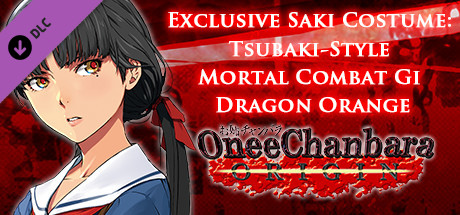 OneeChanbara ORIGIN - Exclusive Saki Costume: Tsubaki-Style Mortal Combat Gi: Dragon Orange
