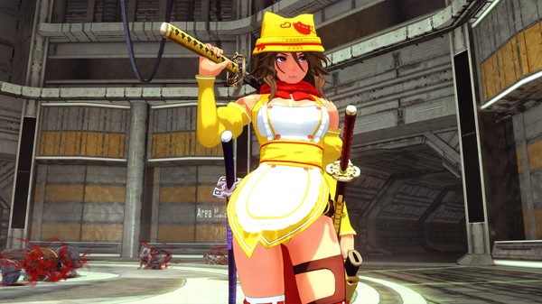 Скриншот из OneeChanbara ORIGIN - Exclusive Aya Costume: Dream Hostess Aya: Omelet Yellow
