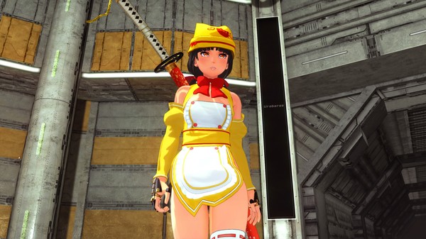 Скриншот из OneeChanbara ORIGIN - Exclusive Saki Costume: Dream Hostess Saki: Omelet Yellow